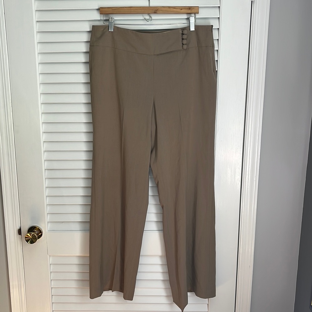 Y2K Larry Levine Straight Leg Belted Pants sz 14